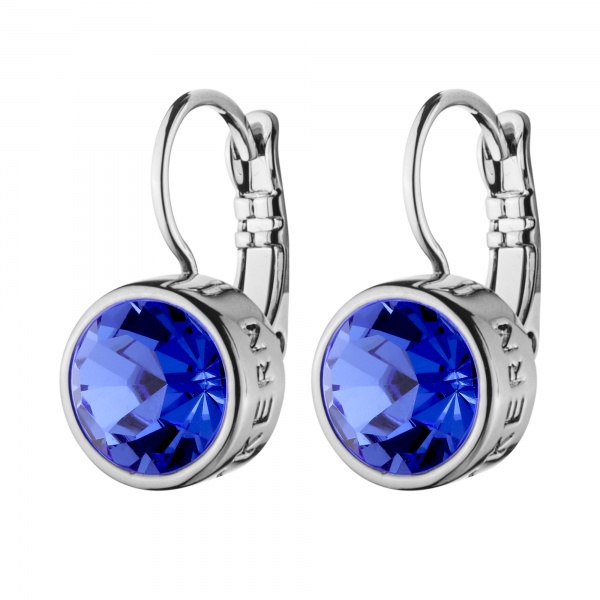 Dyrberg Kern Louise Silver Earrings - Sapphire
